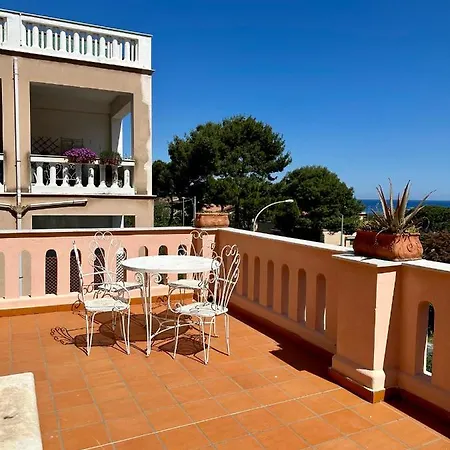 아파트 Casa Stella Splendida Sul Mare 팔레르모